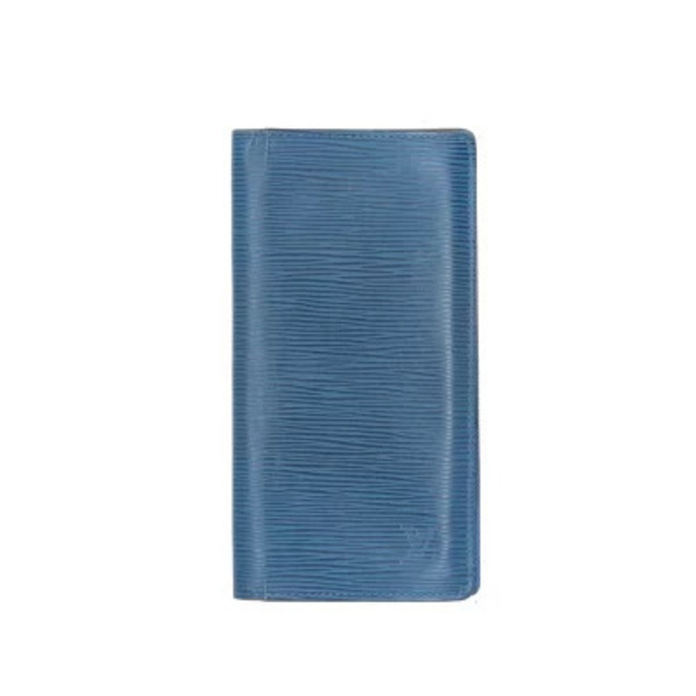 Louis Vuitton Portefeuille Brazza Epi Long Wallet Leather
